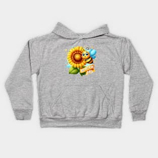 Bee-autiful Day: Buzzing with Joy Kids Hoodie